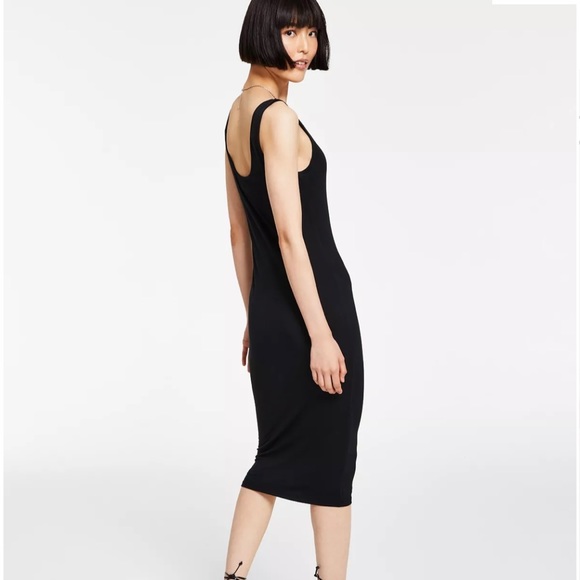 Bar III Bodycon Scoop-Neck Midi Dress - Picture 2 of 5